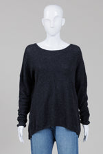 Load image into Gallery viewer, 360Sweater charcoal grey cashmere sweater (S)
