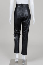 Load image into Gallery viewer, Danier black leather pants (6)

