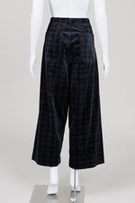 Load image into Gallery viewer, Maeve "The Collette" green and navy plaid corduroy pants with front pockets(16W)
