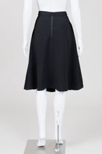 Load image into Gallery viewer, Pink Tartan black A-line knee length skirt (8)

