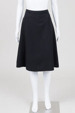 Load image into Gallery viewer, Pink Tartan black A-line knee length skirt (8)
