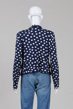 Load image into Gallery viewer, St. John navy and crème vintage jacket  (8)
