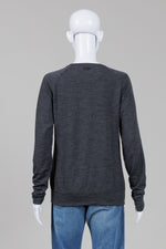 Load image into Gallery viewer, Icebreaker charcoal grey popover top (S)
