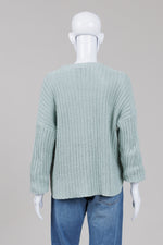 Load image into Gallery viewer, Eileen Fisher seafoam raglan sleeve sweater (M)

