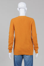 Load image into Gallery viewer, Tonot pumpkin color long sleeve sweater (S)
