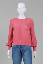 Load image into Gallery viewer, Kate Spade pink long sleeved sweater (S)
