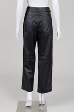 Load image into Gallery viewer, Marks &amp; Spencer Autograph black pleather pants (14)
