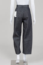 Load image into Gallery viewer, COS dark blue denim barrel pants (4)
