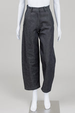 Load image into Gallery viewer, COS dark blue denim barrel pants (4)
