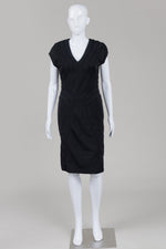 Load image into Gallery viewer, Escada black 2 piece dress and blazer set (38)

