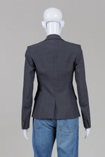 Load image into Gallery viewer, Theory charcoal grey blazer (2 &amp; 4 available)
