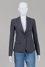 Load image into Gallery viewer, Theory charcoal grey blazer (2 &amp; 4 available)
