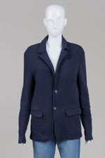 Load image into Gallery viewer, Giorgio Di Mare navy blue blazer with front pockets (L)
