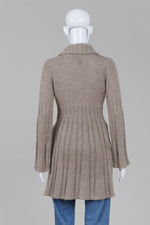 Load image into Gallery viewer, Chiara Mente light grey buttoned cardigan (S)
