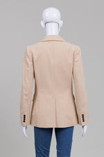 Load image into Gallery viewer, Missoni Tan Blazer w/ Black Satin Trim
