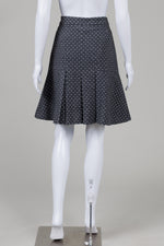 Load image into Gallery viewer, Red Valentino Grey/Cream Flared Skirt (44)
