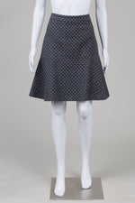Load image into Gallery viewer, Red Valentino Grey/Cream Flared Skirt (44)
