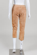 Load image into Gallery viewer, Danier Camel Suede Pants (4)
