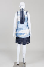 Load image into Gallery viewer, One of a Kind Upcycled Shirt Collar Sleeveless Dress
