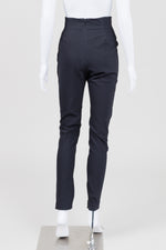 Load image into Gallery viewer, Stella McCartney Black Hi-waisted Narrow Leg Pants (38)
