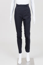 Load image into Gallery viewer, Stella McCartney Black Hi-waisted Narrow Leg Pants (38)
