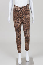 Load image into Gallery viewer, Good American Brown Leopard Print Jeans (10/30)
