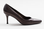 Load image into Gallery viewer, Stuart Weitzman black kitten heel (8.5)
