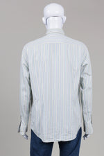 Load image into Gallery viewer, Ted Baker Cream/Blue/Green Stripe Shirt (5)
