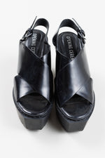 Load image into Gallery viewer, Opening Ceremony Black Women’s Platform Sandals (40)
