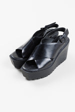 Load image into Gallery viewer, Opening Ceremony Black Women’s Platform Sandals (40)
