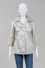 Load image into Gallery viewer, Hilary Radley Metallic Coated Trench Jacket (4)
