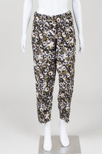 Load image into Gallery viewer, Marni Olive/Cream/Black Print Drawstring Pant (44)
