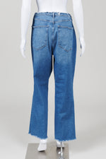 Load image into Gallery viewer, Warp + Weft Raw Edge Jeans (YVR Straight) (18W)
