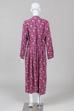 Load image into Gallery viewer, April Cornell Purple Floral Maxi Dress (L)
