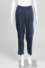 Load image into Gallery viewer, Vince Slate Grey Pleated Cuffed Trousers (S)
