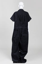 Load image into Gallery viewer, Good American Black Denim Jumpsuit (4XL) *New w/ tags $312
