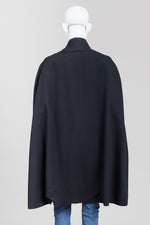 Load image into Gallery viewer, Modernized Tailors Black w/ Blue Lining Custom Made Cape
