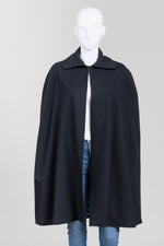 Load image into Gallery viewer, Modernized Tailors Black w/ Blue Lining Custom Made Cape
