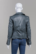 Load image into Gallery viewer, Superdry Grey Moto Jacket (S)
