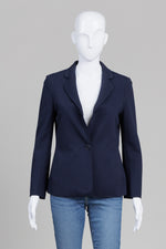 Load image into Gallery viewer, Jigsaw Navy Crop Blazer (6)
