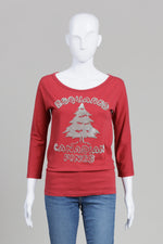 Load image into Gallery viewer, Dsquared2 Red  T-shirt w/ Beading (S)
