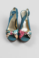 Load image into Gallery viewer, Roberto Vianni Slingback Wedged 4” Heel (8)
