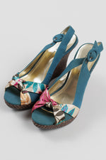 Load image into Gallery viewer, Roberto Vianni Slingback Wedged 4” Heel (8)
