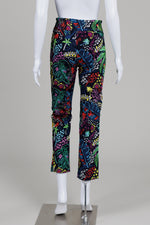 Load image into Gallery viewer, Joseph Ribkoff navy tropical print pull on pant (8)
