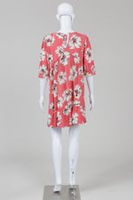 Load image into Gallery viewer, Ba&amp;Sh dark pink floral print boho dress (4)
