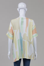 Load image into Gallery viewer, Bella Amore multi colour pastel print oversize top
