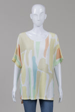Load image into Gallery viewer, Bella Amore multi colour pastel print oversize top
