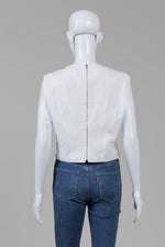 Load image into Gallery viewer, Dries Van Noten, white sleeveless shell (42)
