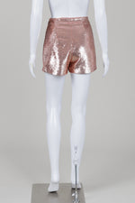 Load image into Gallery viewer, Nadine Merabi Rose Sequin Shorts (XS) *Like new
