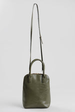 Load image into Gallery viewer, Matt &amp; Nat olive green vegan leather shoulder bag.
